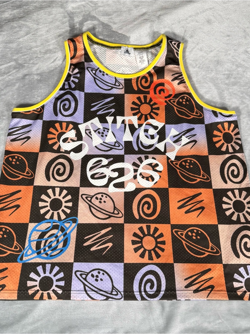Disney Parks Lilo & Stitch 626 Jersey Tank Adult 2XL Geometric Art Cartoon
